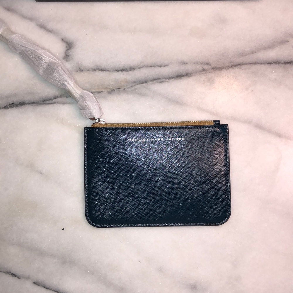 Marc By Marc Jacobs Teal and Cognac Wristlet